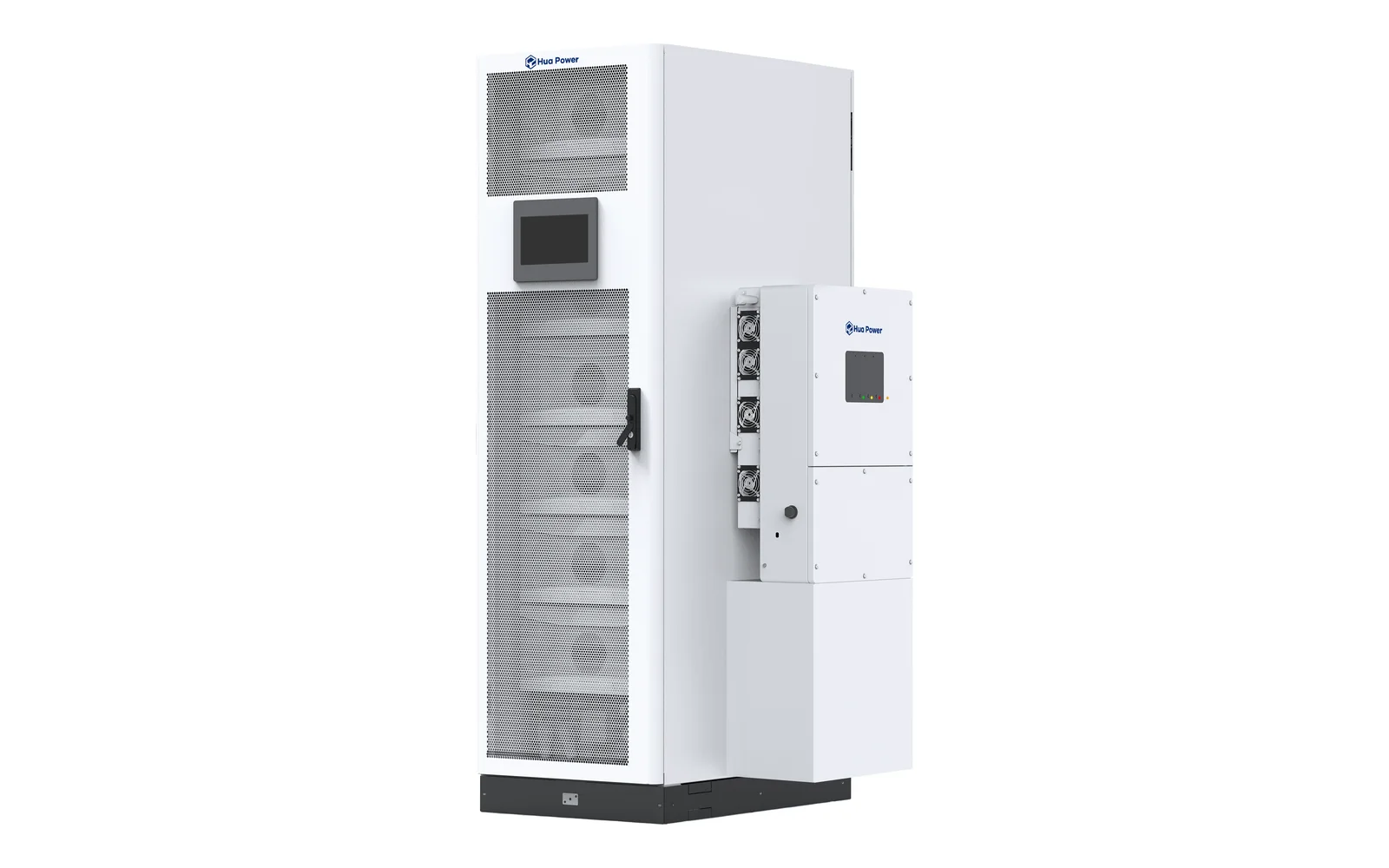 A Hua Power commercial and industrial battery energy storage cabinet on site, the physical outcome of a C&I BESS procurement decision